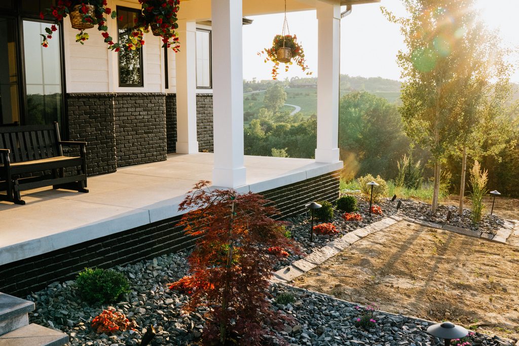 front patio landscaping nebraska