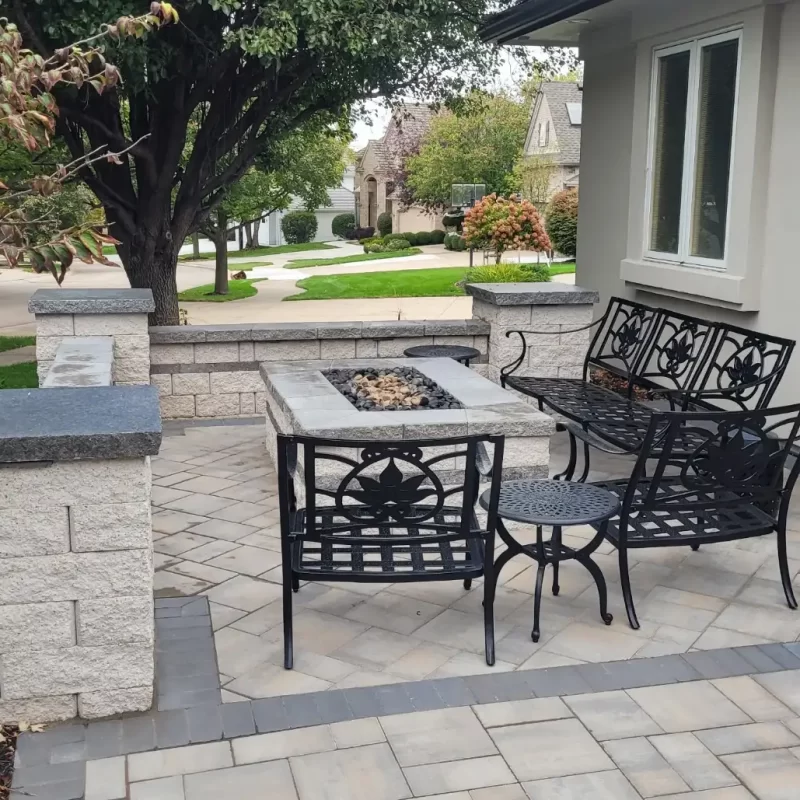 AJ's Landscaping Firepit Patio