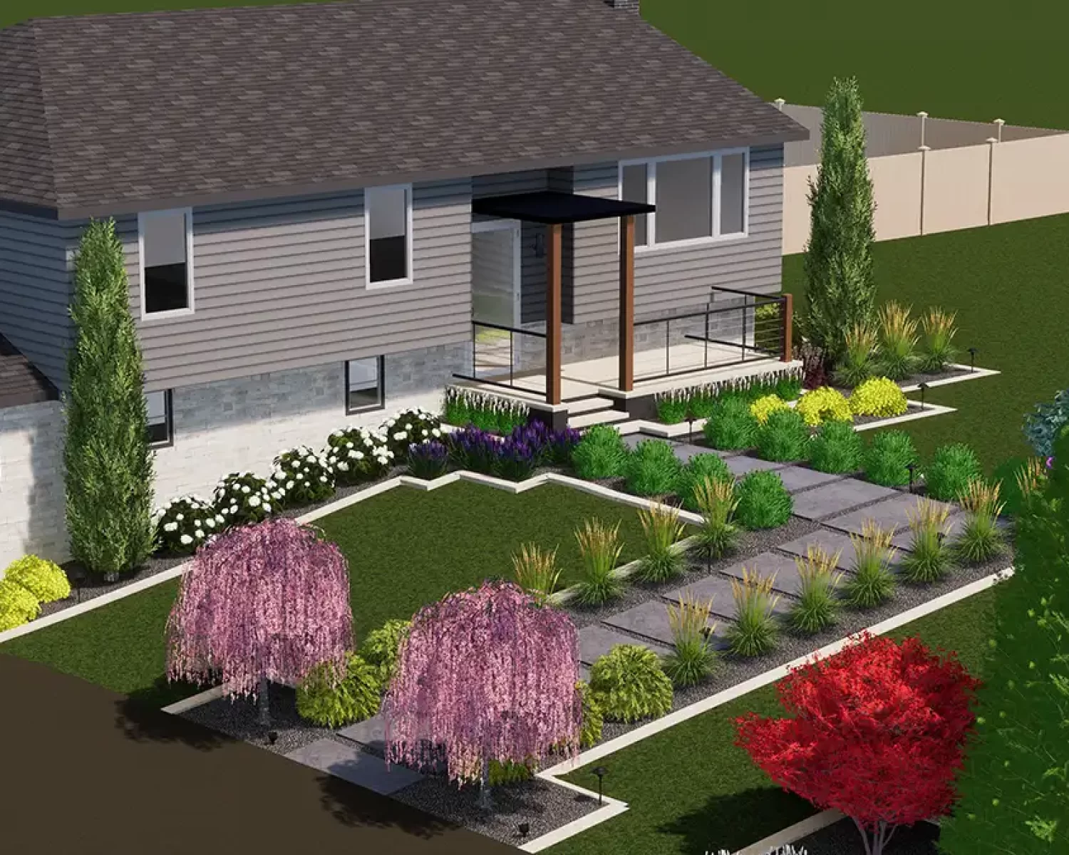 AJs Landscaping Rendering 4