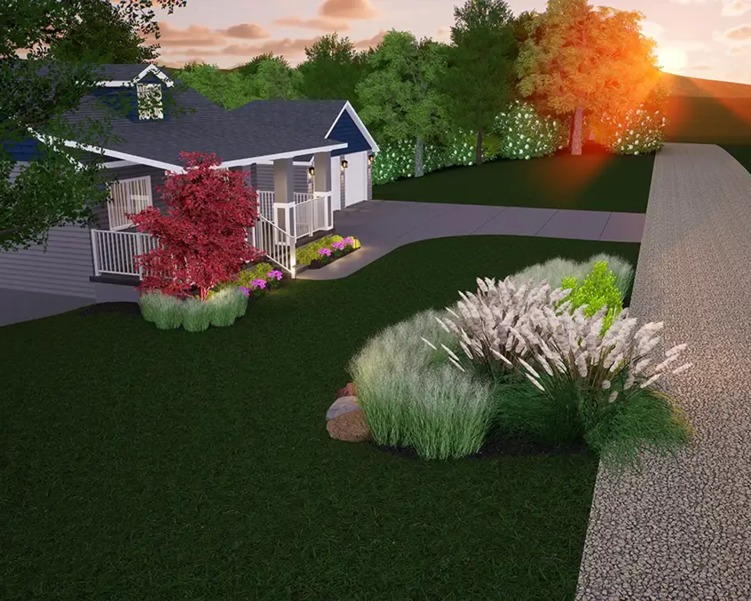 AJs Landscaping Rendering 6